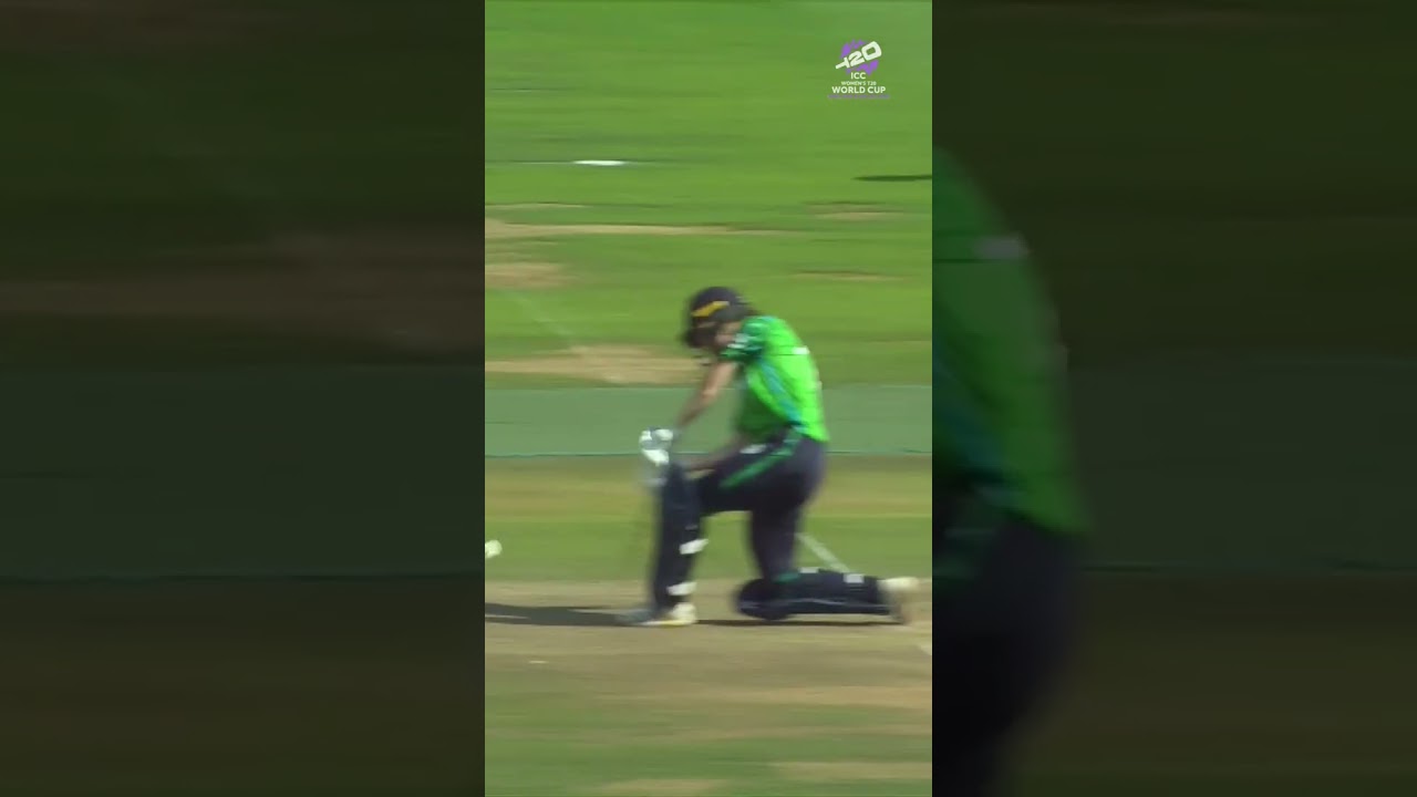 Orla Prendergast went big and took Ireland close to a famous win over West Indies 😲 #T20WorldCup