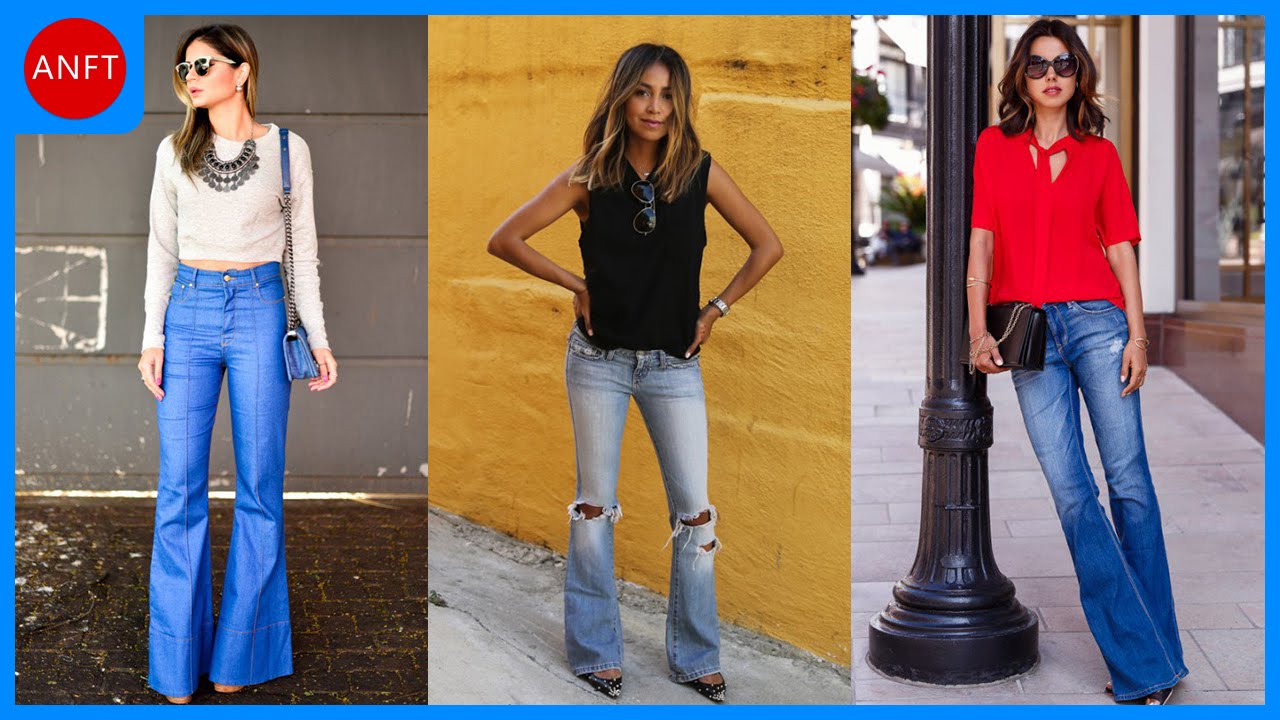Flawless Ways To Wear Flare Jeans - YouTube