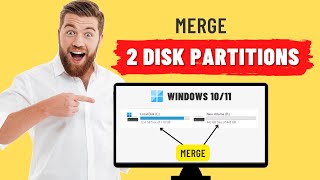 How to Merge 2 Disk Partitions in Windows 11/10✅ screenshot 4
