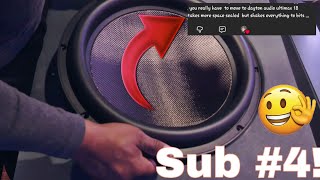 Diy Subwoofer Build Before And After B Test
