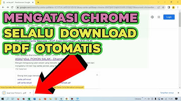 Menonaktifkan Download Otomatis File PDF di Google Chrome Laptop / PC