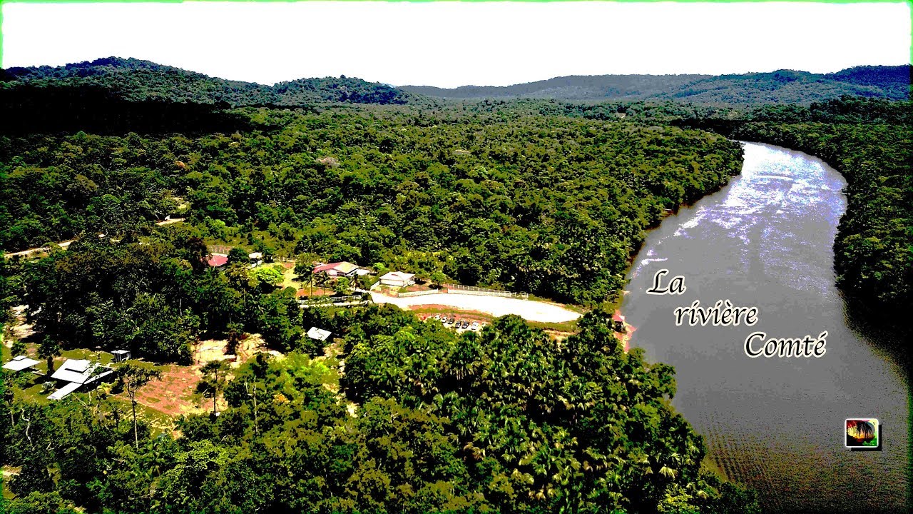 La rivière Comté Roura (Guyane) Vue forestière aérienne YouTube