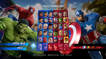 Marvel vs Capcom: Infinite (Spider-Man and Hulk vs Captain America and Ryu)