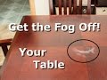 Getting Oil Stain Out Of Wood Table