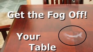 How to Remove a White Heat Stain from Wood Furniture screenshot 3