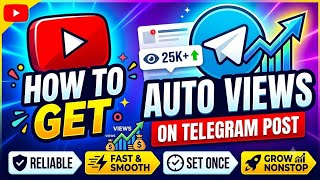 How to Get Auto Views on Telegram Channel | Boost Your Telegram Views Instantly! 🚀| 2026 | SHIKARI