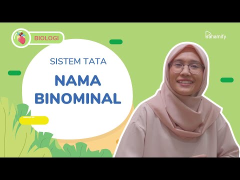 Video: Apakah dua nama yang digunakan dalam sistem binomial?