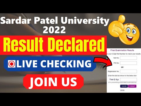 Sardar Patel University 2022 Result (Declared) - Check Your SPU Degree 2022 Results Here