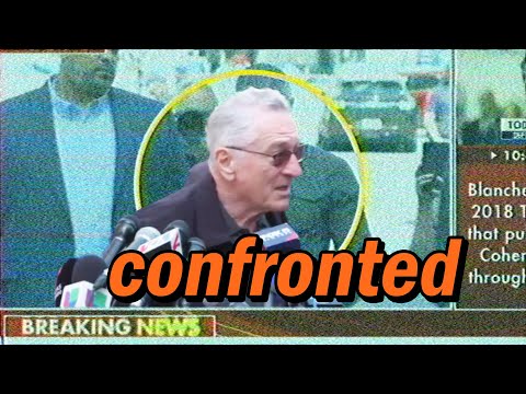 WATCH: Robert De Niro CONFRONTED by Trump supporter outside hush money trial