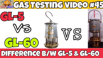 Comparison between GL-5 and GL-60 || flame saftey lamp || Gas Testing Videos || Mining Videos