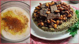 الطريقة الأصلية للأرمان  بلبن  الحلبي  مع الفريكة 😋 😍جربوها ودوقو اطيب أكلة حلبية ناجحة مية بالمية