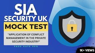 Mock Test 1: Sia Security Guard Exam Questions