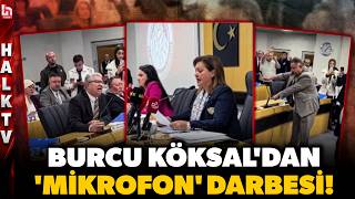 AKP'ye geçen Burcu Köksal tepkilere aldırış etmedi! YENİ Partili ismin mikrofonunu söktüler!