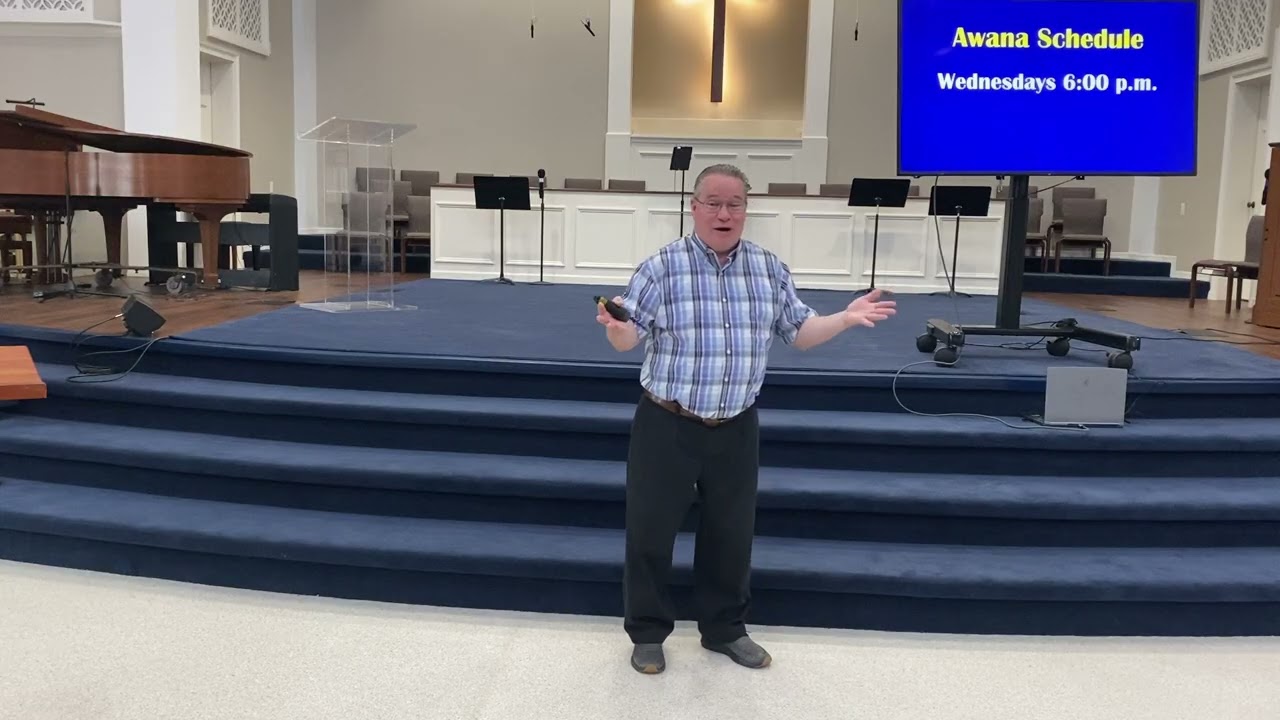 First Baptist church crystal river Church Announcements 8/10/25 Pastor Tim Lantzy