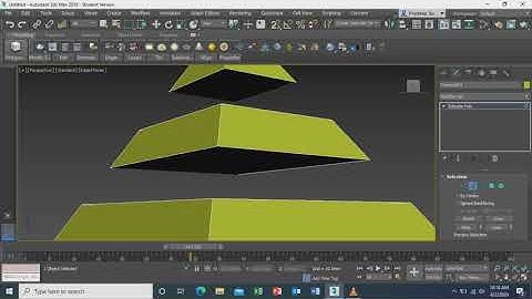 3DS Max tutorial pyramid operation basic modeling for beginners