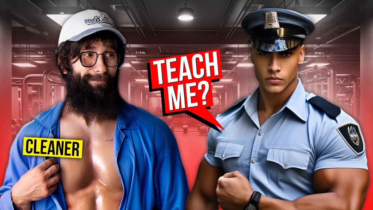 Cleaner Destroys BODYBUILDER in Front of His Friends 😅 #2 Anatoly GYM PRANK