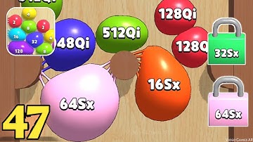 2048 Blob Merge 3d - Gameplay Walkthrough Part 47 - Unlock Levels 32sx-64sx (Android, iOS)