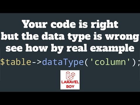 Laravel Advanced Migration | select the right type for your columns