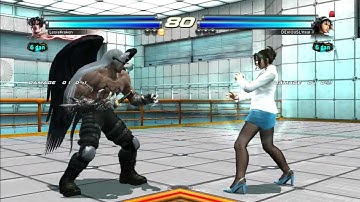 Tekken Tag Tournament 2 - Jin Kazama/Devil Jin vs. Asuka Kazama/Jun Kazama