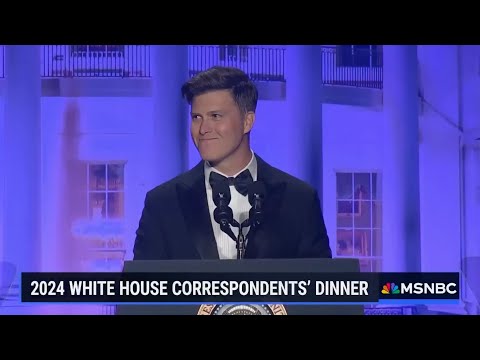 Highlights From Comedian Colin Jost's White House Correspondents' Dinner Set