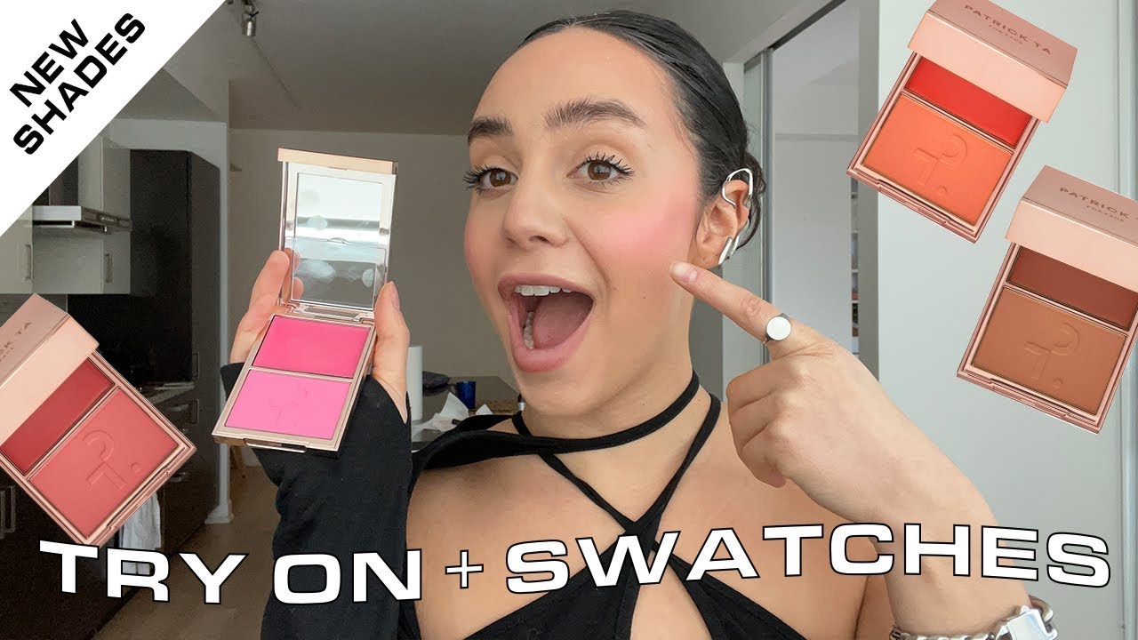 Пробую ВСЕ румяна от Patrick Ta Major Headlines.. Так что вам не придется