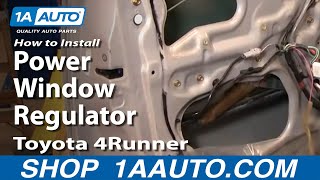 Shop for new auto parts at 1aauto.com
http://1aau.to/c/16/n/window-regulator 1a shows you how to repair,
install, fix, change or replace a slow, stuck, ...