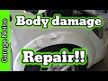 How to repair body damage on your car.