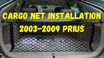 OEM Toyota Prius Cargo Net Installation 2nd Generation 2003-2009 Models Part PT347-47040
