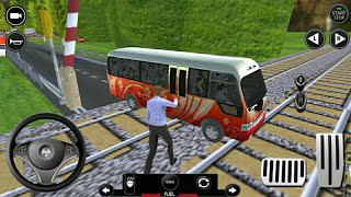 Mini bus simulator city coach bus game #2 | Bus Parking Mode On | Android and iOS games screenshot 5