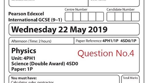 Edexcel IGCSE (9-1) (2019 - May - 1P - Q4)