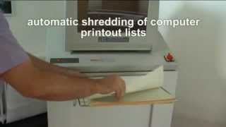 Intimus 852 Cross-Cut Shredder (Paper Medium Res)