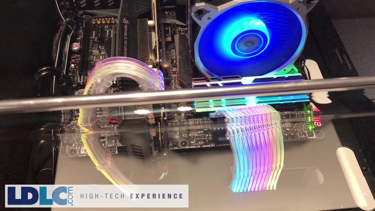 Cowcot TV] Computex 2018 : câbles RGB STRIMER par LIAN LI 