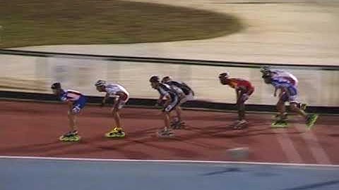 world championship 2007 inline speed skating final men 1000m cali