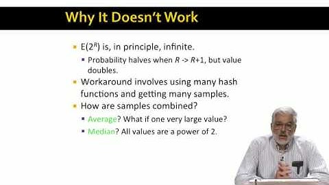 Lecture 40 — Counting Distinct Elements (Advanced) | Stanford University