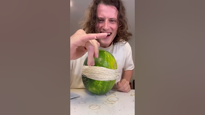 CAN RUBBER BANDS MAKE A WATERMELON EXPLODE? (i broke my iphone at the end) #Shorts