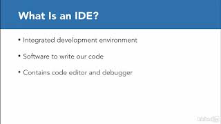 What is Java and what is an IDE