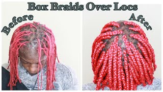 How-To: Box Braids Over Locs | Hair Transformation | Sekoya Hicks