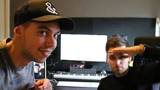 Tom & Jame in the studio showing how they made a Track