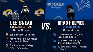 Detroit Lions: Brad Holmes vs Les Snead #shorts #nfl #superbowl #football