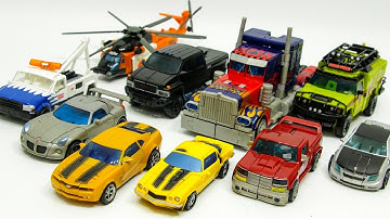Transformers Movie 2007 Autobots 10 Vehicle Car Robots Toys 트랜스포머 무비 2007 오토봇 10대 자동차  장난감 로봇 변신 동영상