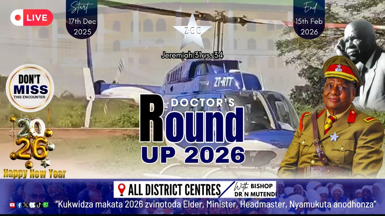 TABHERA NEJERUSAREMA (ROUND UP 2026 ) - TUESDAY 06 JANUARY  2026 @ MUTARE CENTRE