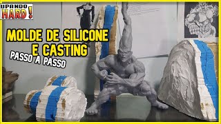 LVL 21 - TUTORIAL - Como fazer molde de silicone e casting em resina poliéster I PASSO A PASSO