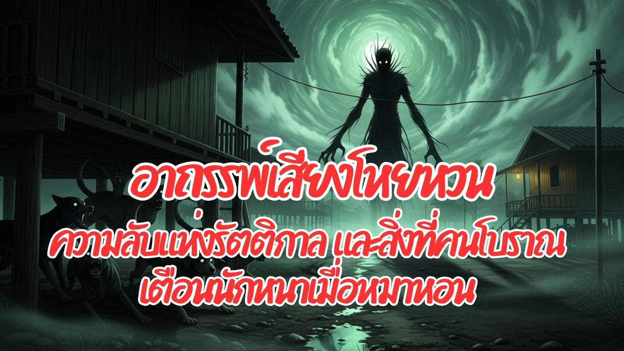 อาถรรพ์เสียงโหยหวน: ตำนานหมาหอนกลางคืน และข้อห้ามโบราณที่ห้ามฝ่าฝืน!