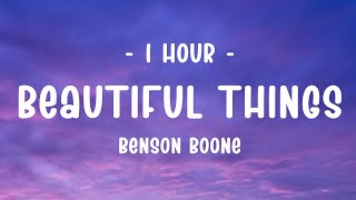 [1 HOUR - Lyrics] Benson Boone - Beautiful Things