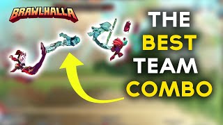 THE MOST INSANE TEAM COMBO IVE SEEN!- Brawlhalla twitch highlights #36