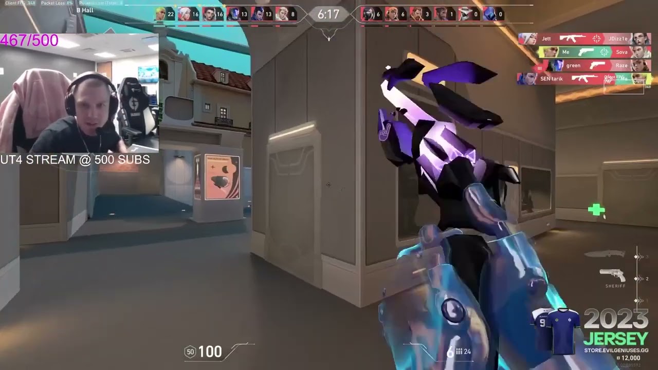 Demon1 shows his aim in deathmatch using only Sheriff