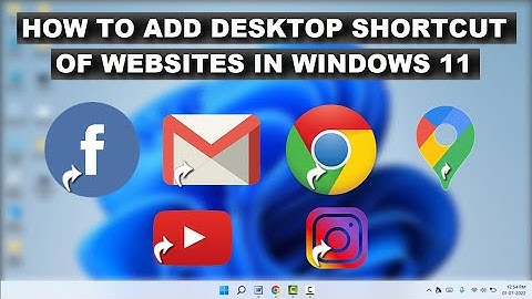 How to Create a Desktop Shortcut of any Website on Windows 11