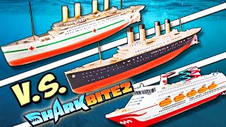 Titanic & Britannic VS Cruise Ship - HONEST REVIEW | Sharkbite 2