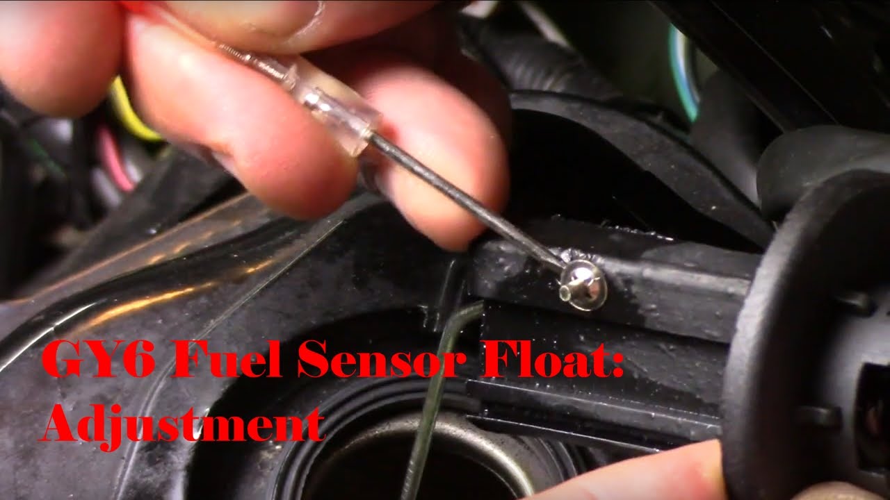 GY6 Fuel Sensor Float Adjustment YouTube