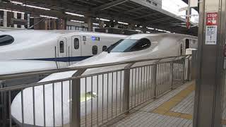 東海道新幹線　N700系1000番台(N700A)G38編成　名古屋駅発車　2020.01.03